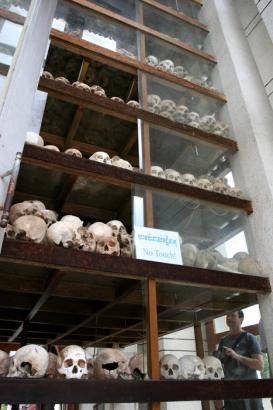 some unearthed skulls