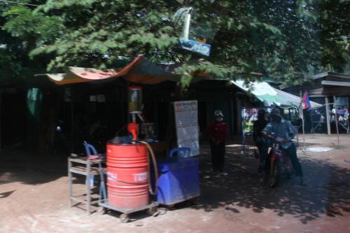 road side petrol station