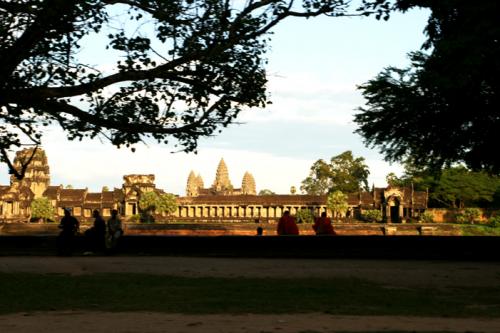 1st view of Angkor Wat