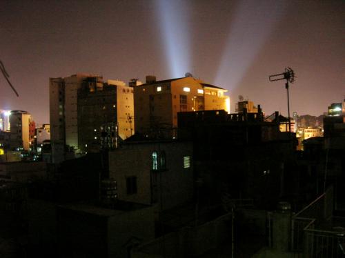 nightime light show