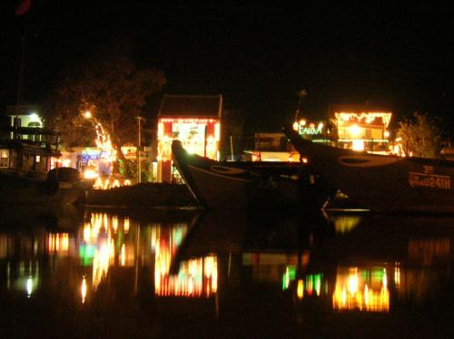 riverside at night