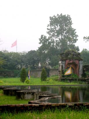 inside the grounds