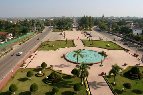 view from Patouxai