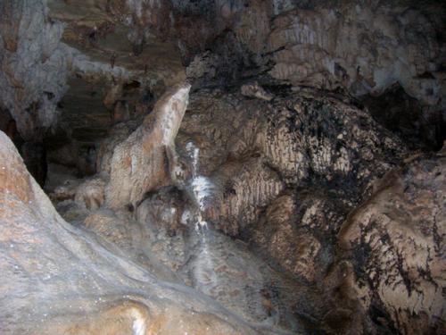 inside the cave