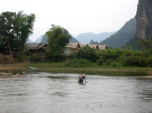 Laos style fishing