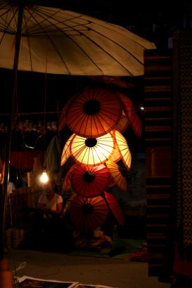 parasol stall night market