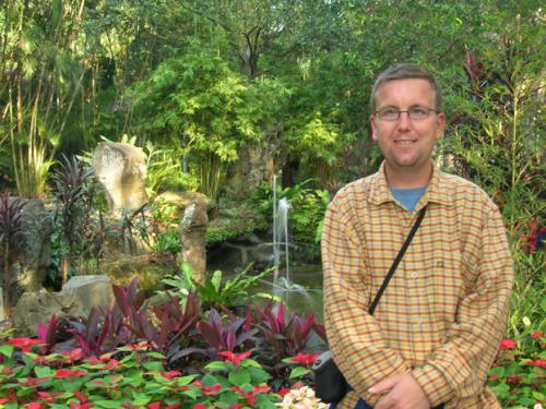 Rob in the gardens