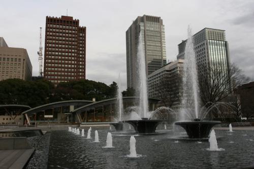 Tokyo fountains