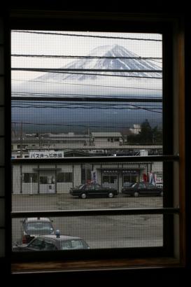 Fuji from our room