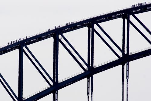 bridge climbers