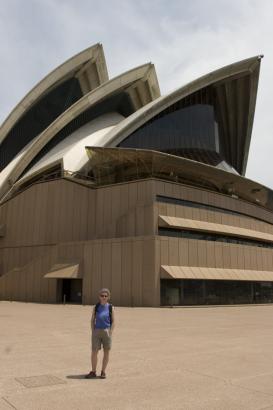 me in front of Opera house