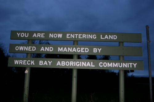 wreck bay community