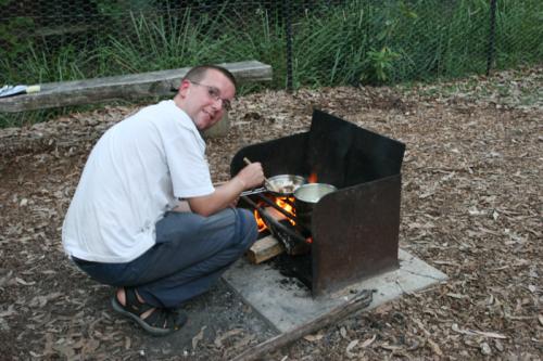 open fire chef