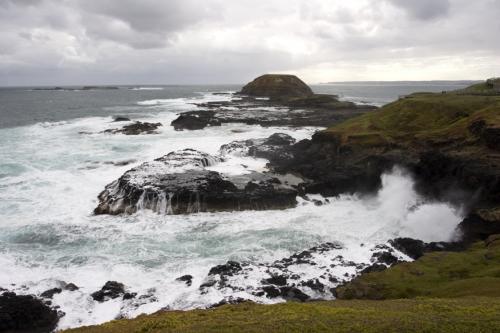 wild and windy coastline