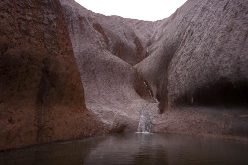 Uluru waterfall