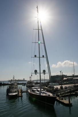 swanky sailing boat