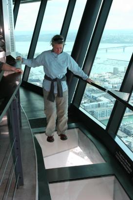 sky tower glass floor