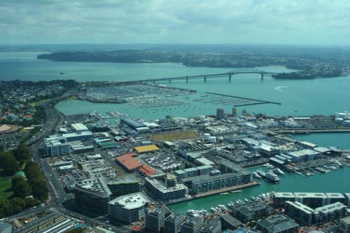 view over harbour & bridge