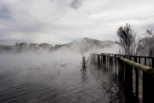steamy lake