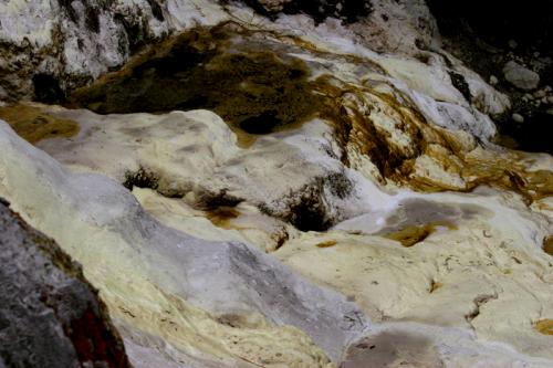 close up of rock