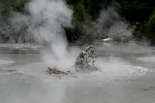 exploding mud