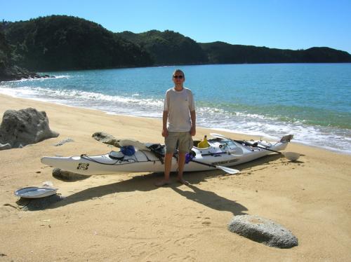 Rob and kayak