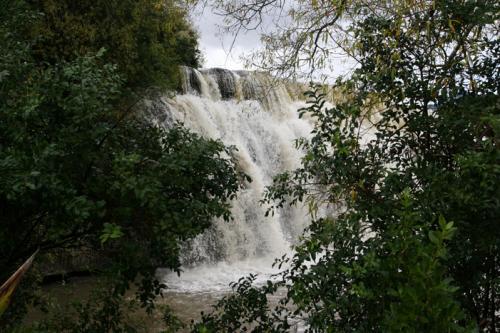 close up of Maruia falls