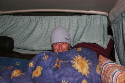 a very cold 7.30 pm!!