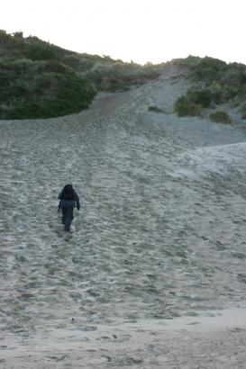 hard going sand dune