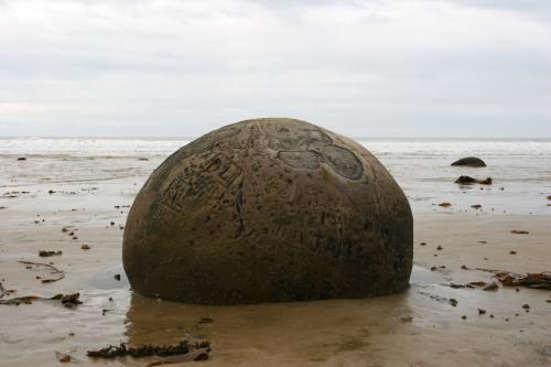 Moeraki boulder