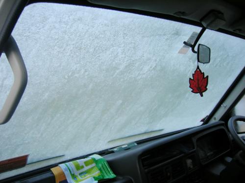 icy cold morning!!