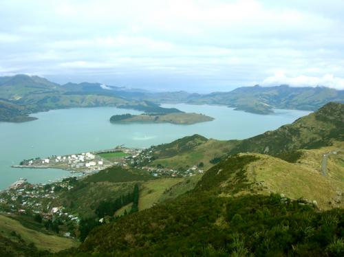 overlooking Banks peninsula