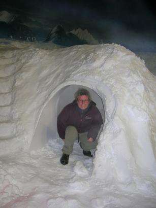 inside wind tunnel