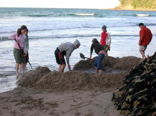 hot tub beach preparations