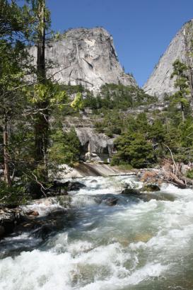 top of waterfall