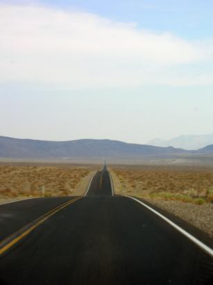 into Death Valley