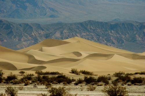 close up of sand dunes