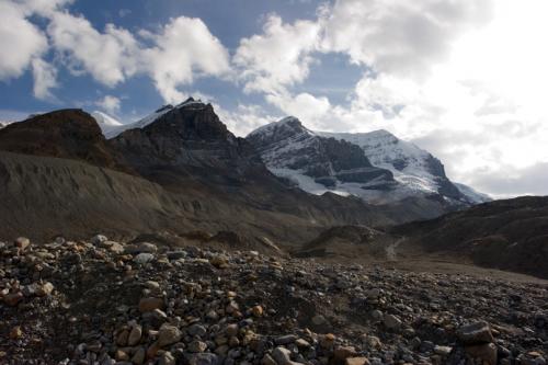 towards the icefields