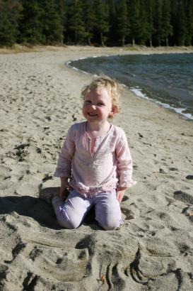 Ellie's sand drawing