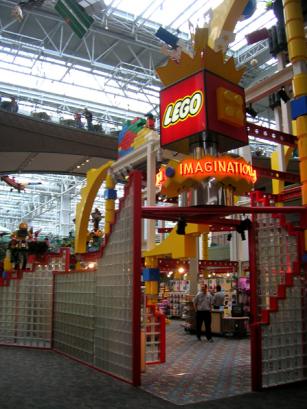Legoland in the mall!!