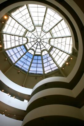 inside the Guggenheim museum