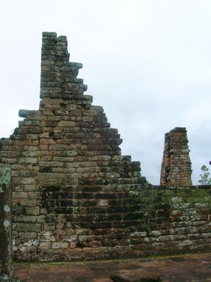 stepped walls