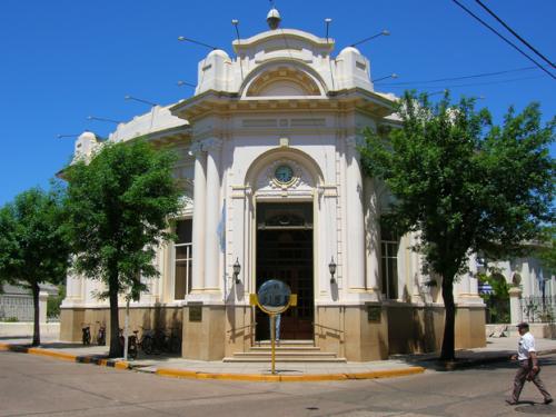 the bank