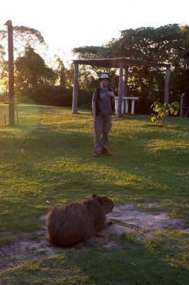Rob and Capybara
