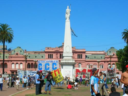 demo at Casa Rosada