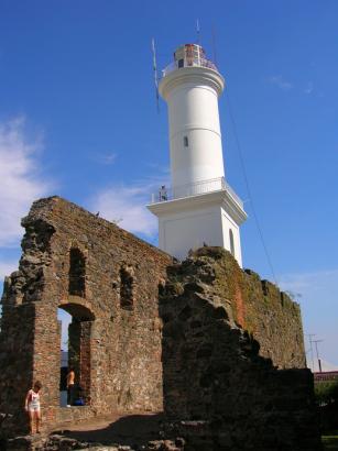 lighthouse and ruins