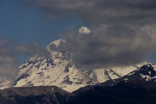 close up of Volcan Lanin