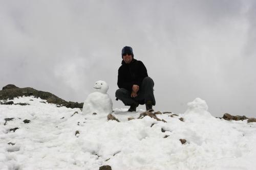 not his snowman!!