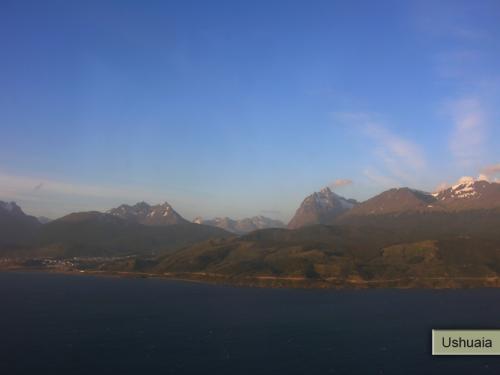 flying into Ushuaia