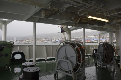 back of boat